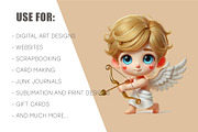 Cartoon Cupid with a bow and arrow., an Animal Illustration by KENO Mascots (Thumbnail 8 of 8)