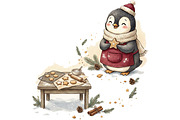 Cozy Winter Animals Clipart Bundle, an Animal Illustration by T-shirt Pond (Thumbnail 9 of 25)