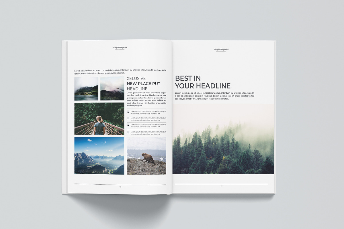 Natural Magazine Layout, a Magazine Template by obidullah_01 (Photo 10 of 13)