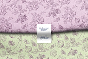 Fig Botanical Seamless Pattern, a Decorative Illustration by FDR Studio (Thumbnail 2 of 2)