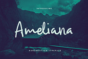 Ameliana, a Script Font by Get Studio (Thumbnail 1 of 11)