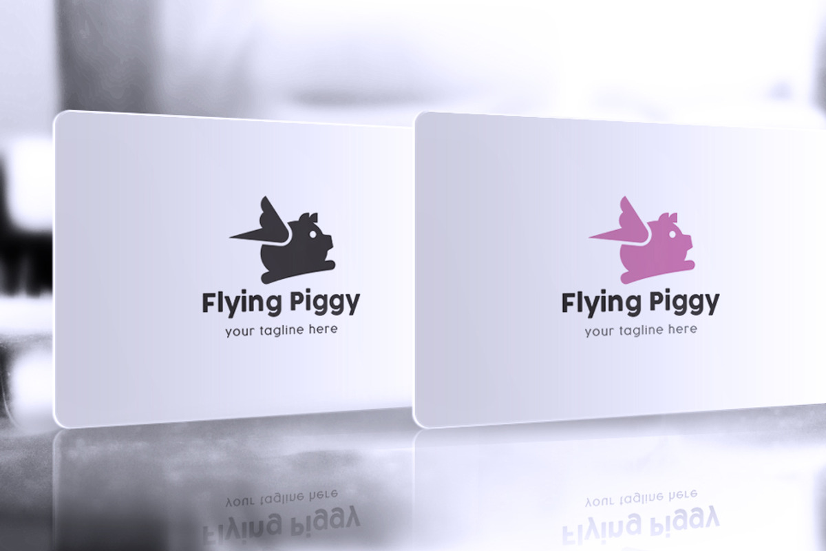Flying Piggy Logo, a Branding & Logo Template by GladicMonster (Photo 7 of 13)