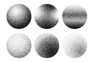 Stipple noise grain sphere shapes, a Decorative Illustration by Buch&Bee
