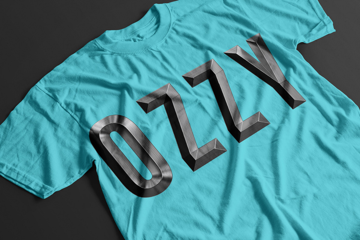 Metal Shine Font, a Font by Handmadefont (Photo 7 of 9)