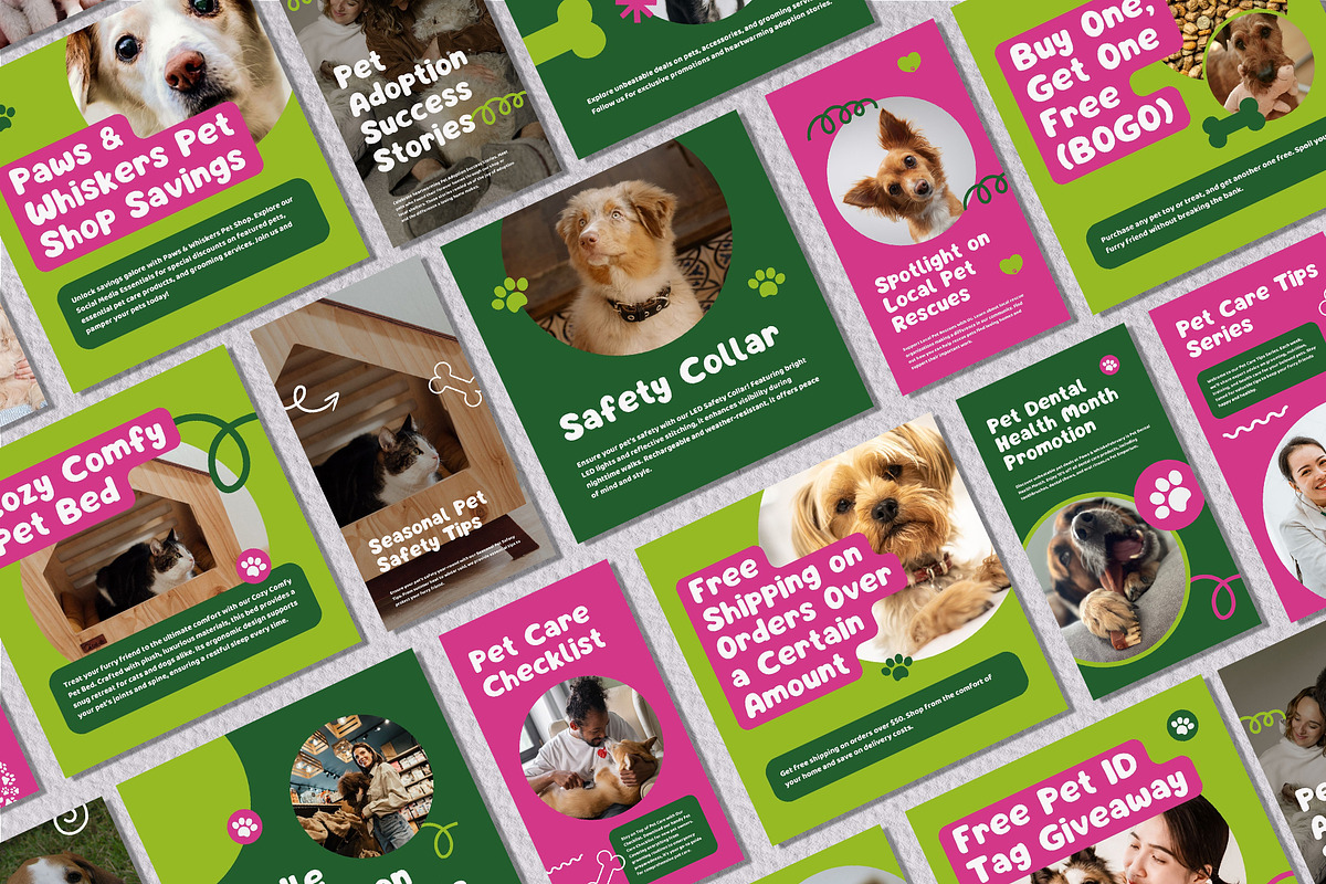 Mocca - Pet Shop Social Media Kit, a Social Media Template by Invisual Studio (Photo 1 of 7)