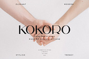 Kokoro - Modern Sans Serif, a Sans Serif Font by Mikhail Kitsune (Thumbnail 1 of 9)