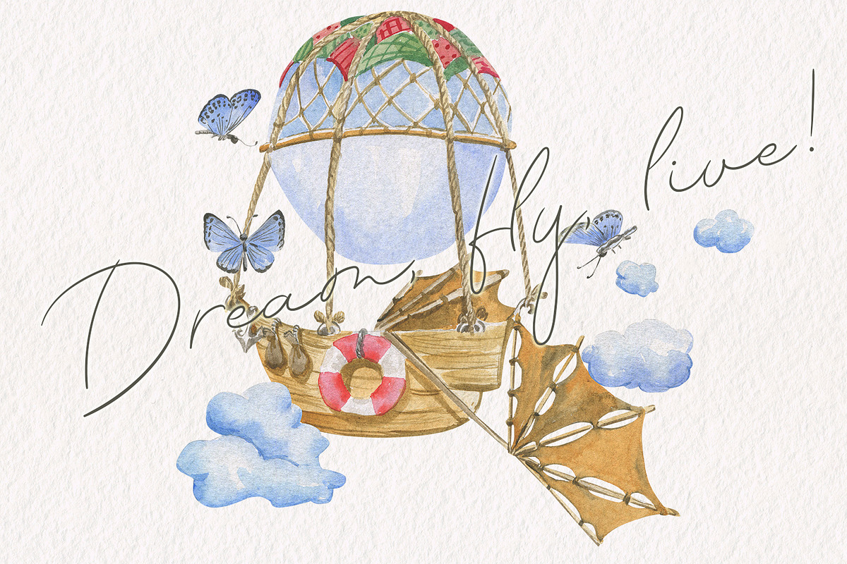 Watercolor transport, an Illustration by Love Watercolor Store (Photo 9 of 9)