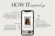 Influencer Website Template | Showit, a Websites & App Template by Field Digital (Thumbnail 3 of 11)