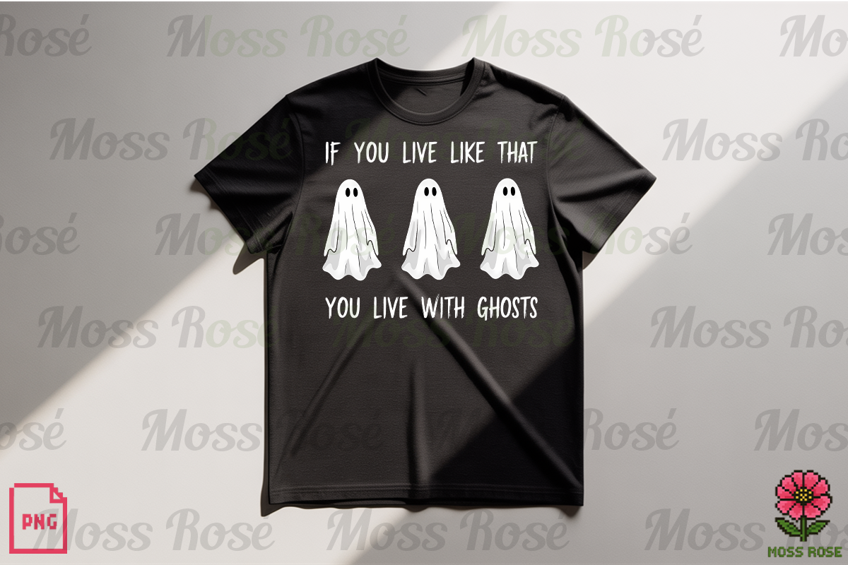 Funny Ghost Quote PNG Design, a Graphic by Moss Rose (Photo 3 of 4)
