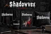 Shadowvex — Dark Horror Display Font, a Blackletter Font by Wow Magic (Thumbnail 2 of 4)