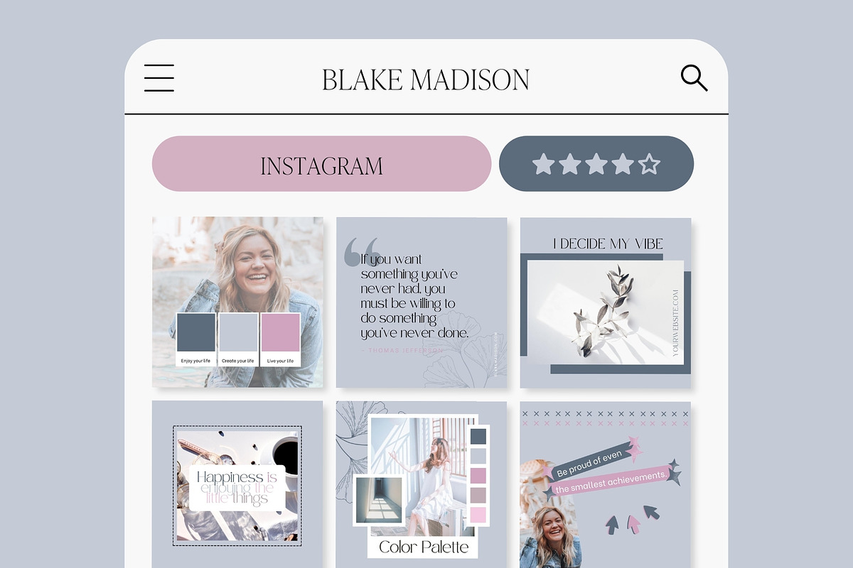 Canva DIY Brand Blake Madison, a Branding & Logo Template by Brand & Palms (Photo 8 of 17)
