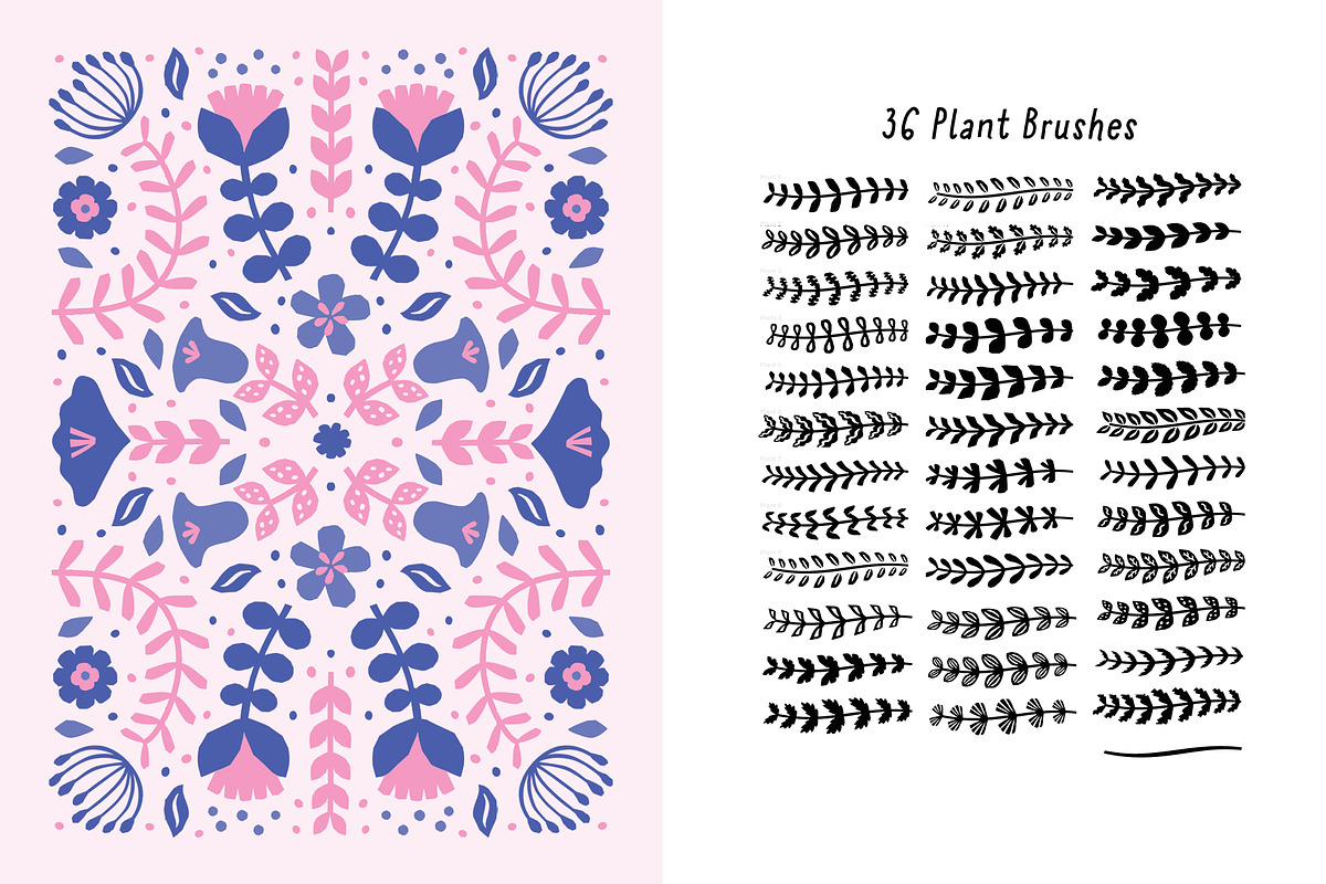 Cut Out Florals for Procreate, a Brush Add-On by Pencil Twist (Photo 2 of 10)