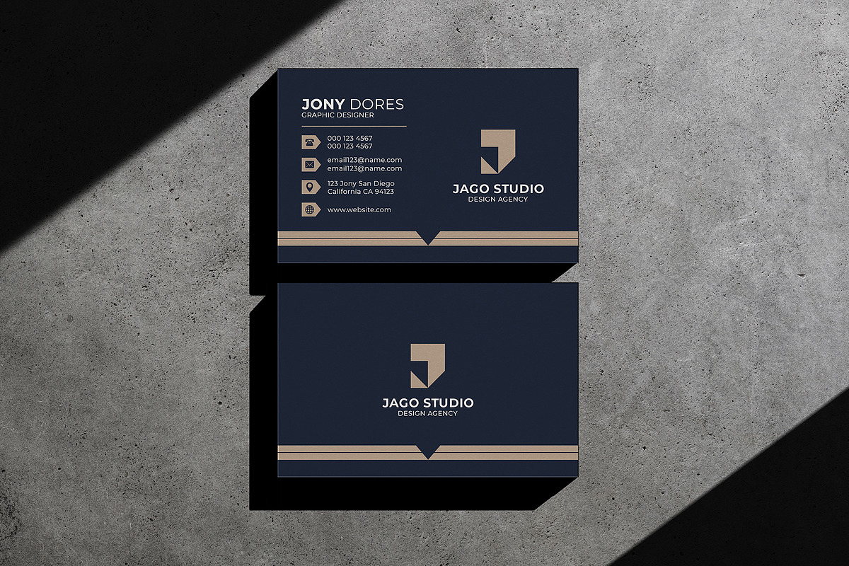 Business card template Vol 04, a Business Card Template by takuloerizal (Photo 3 of 3)