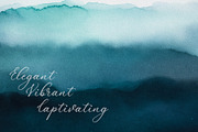 Oceanica - Watercolor Textures, a Background Graphic by Deveze Art & Co (Thumbnail 3 of 14)