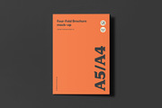 Four Fold A5 Brochure Mockup, an Advertising Mockup by Yogurt86 (Thumbnail 3 of 16)