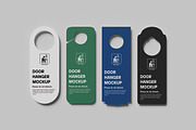 Door Hanger Mockup, an Advertising Mockup by GraphicWindow (Thumbnail 2 of 5)