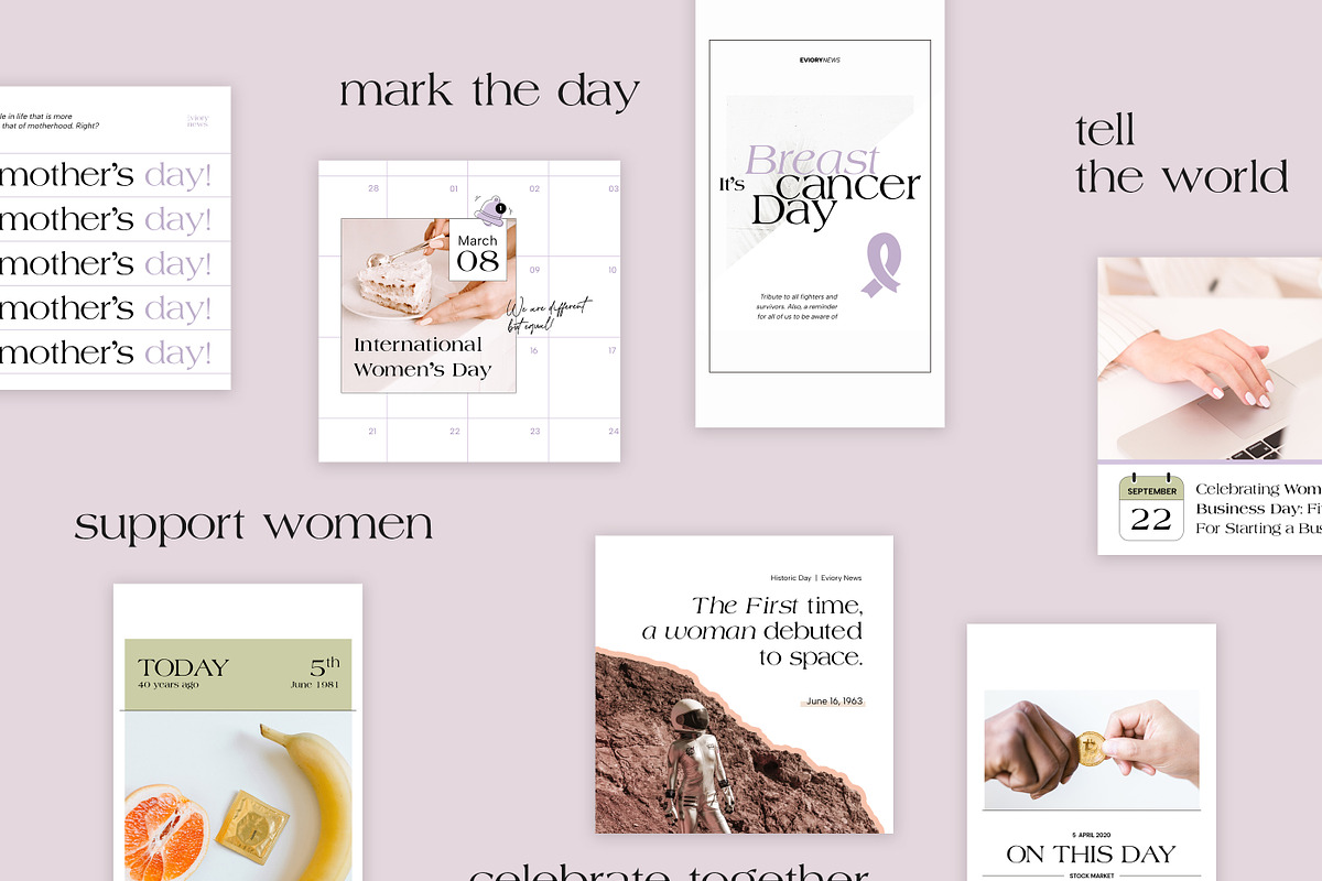 Blog & News Room Instagram CANVA PS, a Social Media Template by Eviory (Photo 24 of 26)