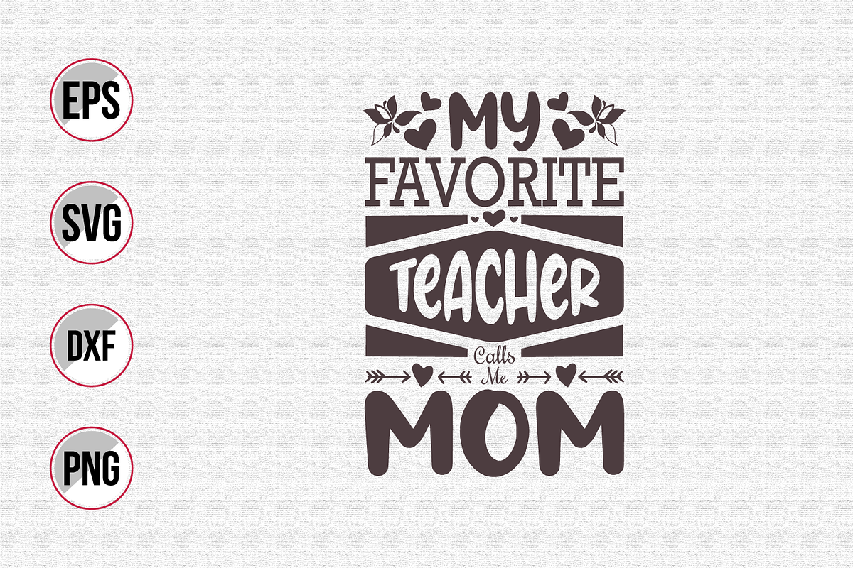 Teacher typographic svg bundle., a Graphic by Uniquesvg99 (Photo 13 of 18)