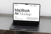 MacBook Air Mockup PSD, a Mac Mockup by Feel This (Thumbnail 1 of 3)