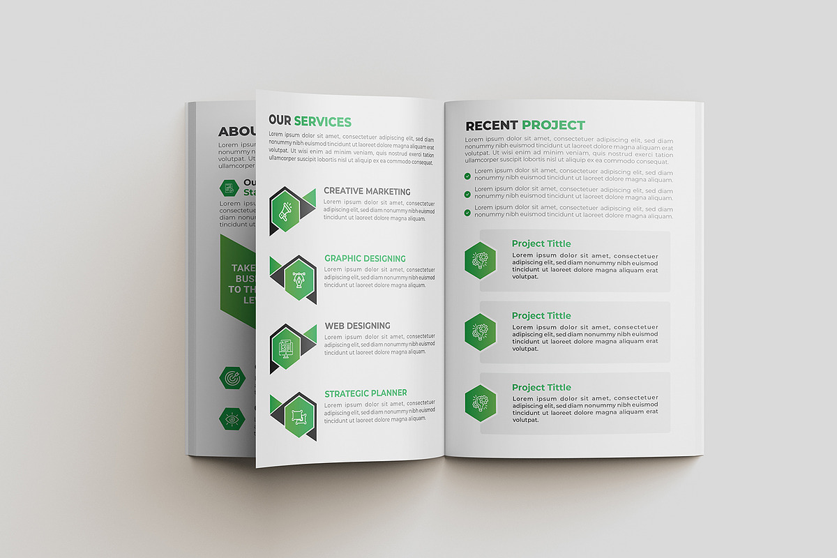 Multipurpose Business Brochure, a Brochure Template by gstudiovect21 (Photo 3 of 4)