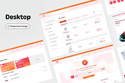E-Commerce Figma Theme & Web App UI, an UI Kit Template by Bixproducts (Thumbnail 4 of 6)