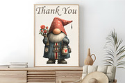 Gothic Valentine Gnome Clipart Set, an Illustration by RobertsArt (Thumbnail 3 of 5)