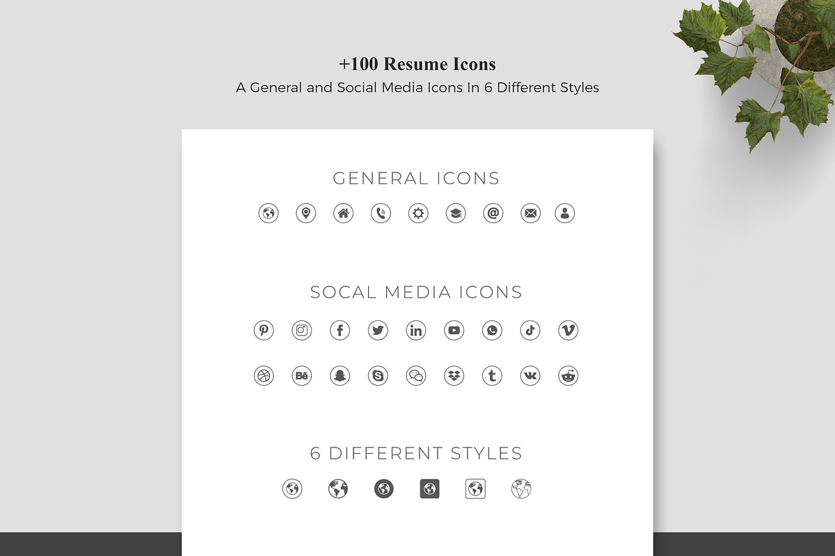 Resume / CV Template | Canva & Word, a Resume Template by CreativeZoom (Photo 7 of 8)