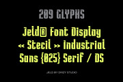 Jeld – Modern Condensed Sport Font, a Sans Serif Font by Drizy (Thumbnail 2 of 10)