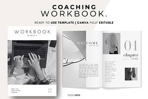 Coaching Workbook Canva Template