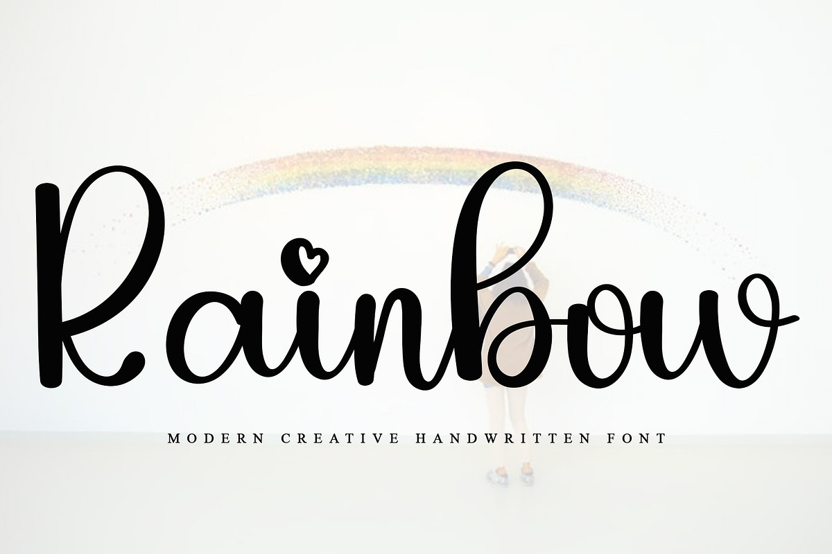 Rainbow, a Handwritten Font by InermediaSTUDIO (Photo 2 of 14)