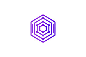 Modern Hexagonal Tech Radar Logo, a Branding & Logo Template by Vectorium Studio