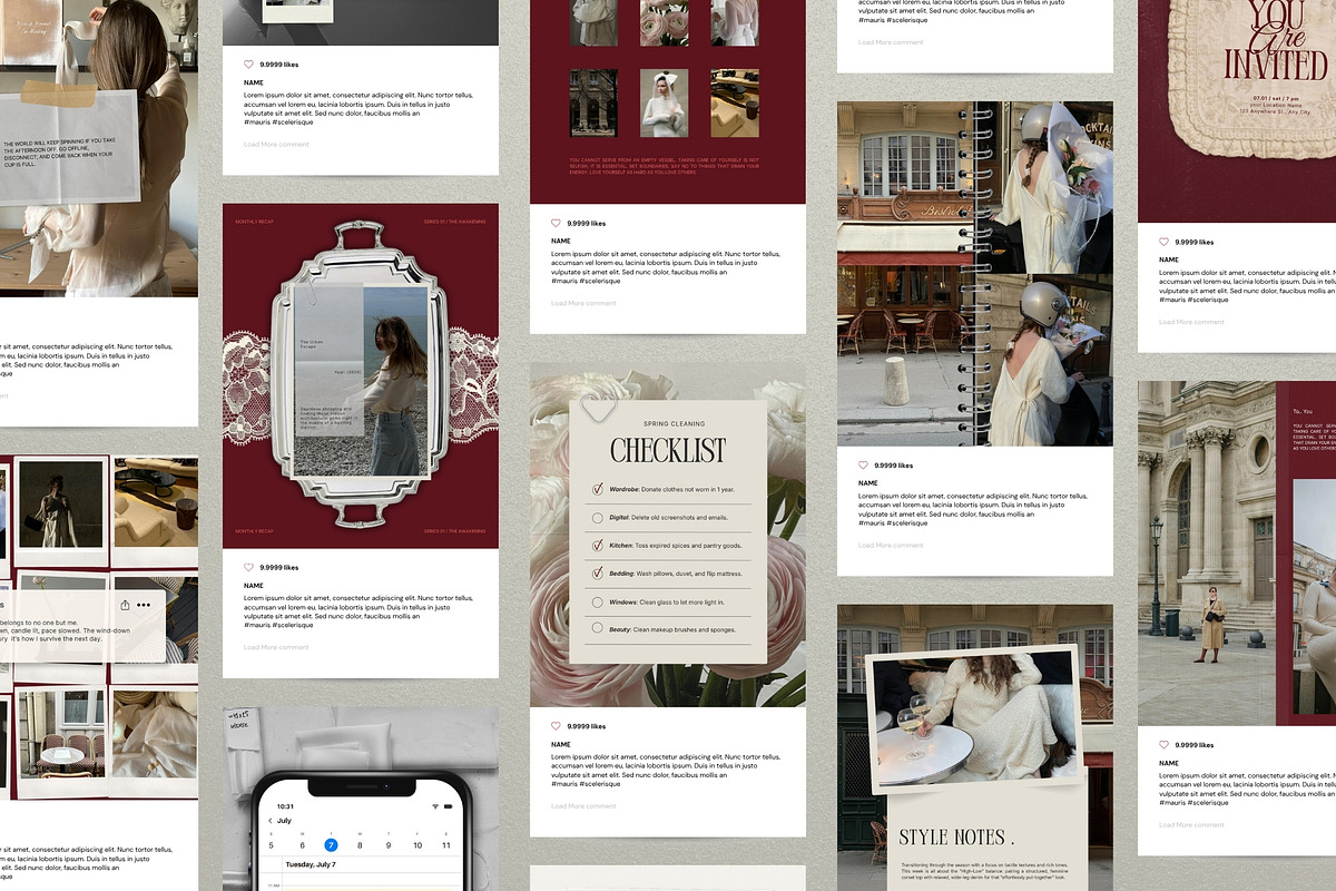 Modern Elegance Canva Social Kit, a Social Media Template by Pani Temp. (Photo 11 of 16)