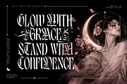 Valeria Secret Typeface, a Blackletter Font by alit design (Thumbnail 11 of 17)