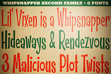 Whipsnapper Extra Condensed Family