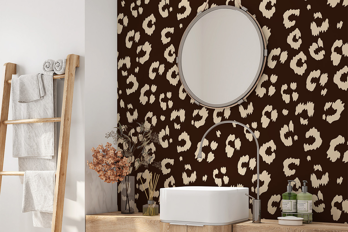 Beige Leopard Spots, a Wallpaper Graphic by MalyskaStudio (Photo 3 of 6)