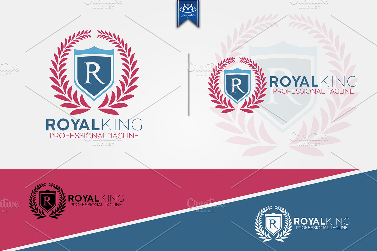 Royal King Vintage Letter R Logo, a Branding & Logo Template by ...