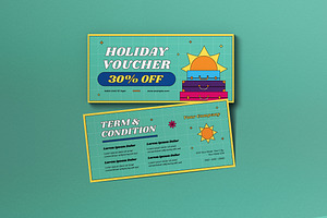 Travel Agency Voucher, a Card Template by graphicook