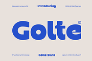 Golte Font, a Sans Serif Font by Marvadesign (Thumbnail 1 of 10)