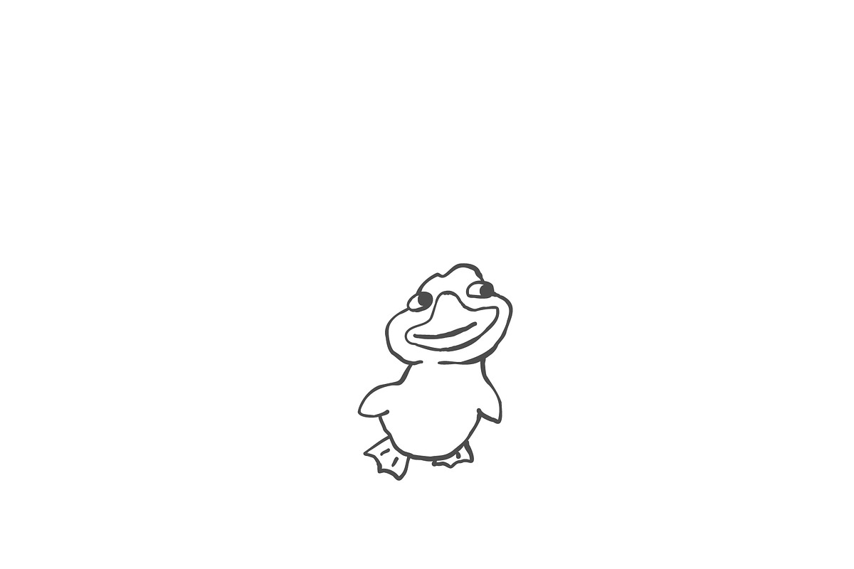 Cute Little Duckling, an Illustration by Anastasiya Klempach (Photo 2 of 7)