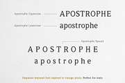 Vintage Serif Font Apostrophe, a Serif Font by pixelcolours (Thumbnail 5 of 15)