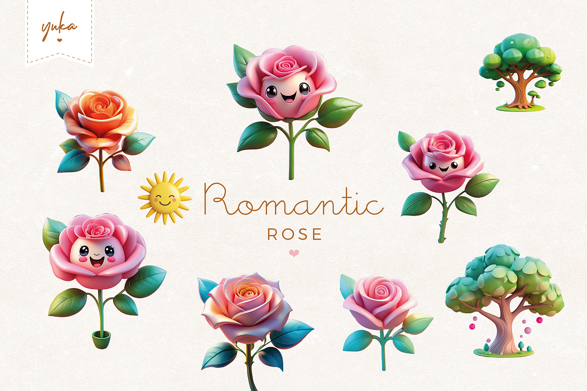 Romantic Rose, an Illustration by Yuka Baby (Photo 1 of 9)