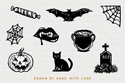 Halloween Icons Hand Drawn Graphics, a Solid Icon by BirDIY Design (Thumbnail 5 of 9)