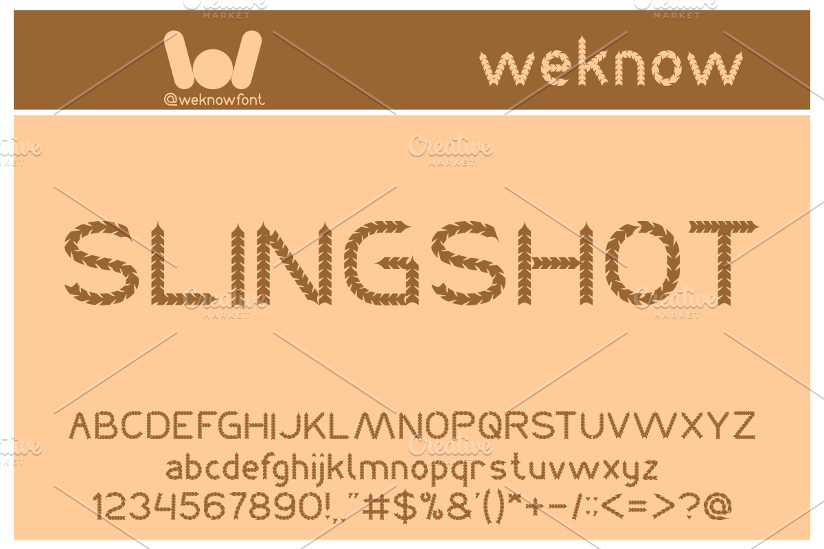 Black arrow font, a Font by weknow (Photo 2 of 5)