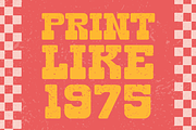 Bricktone is a Retro slab serif font, a Slab Serif Font by Brown Cupple (Thumbnail 7 of 13)