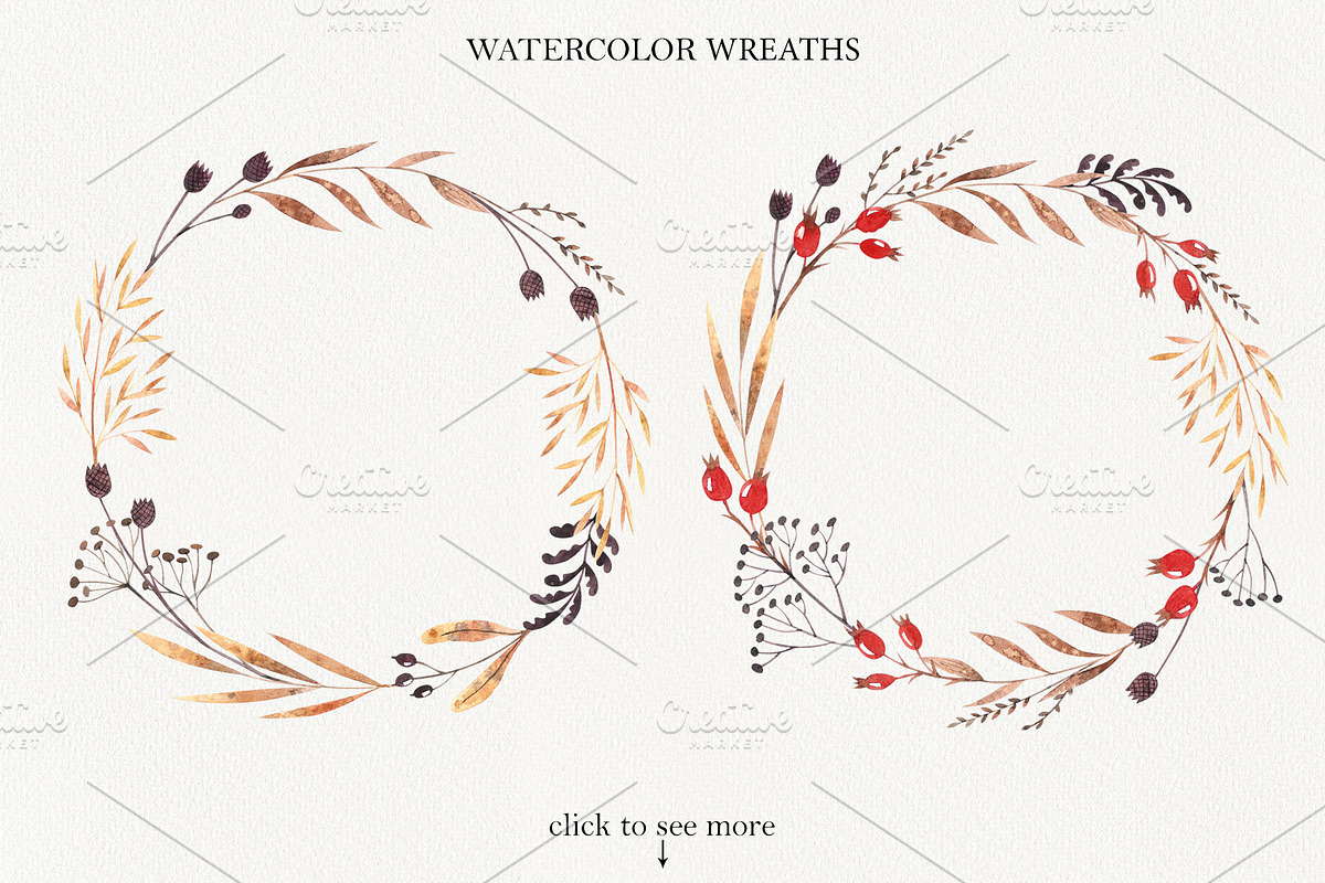Winter dry plants, an Illustration by Natalia Fedorova (Photo 3 of 8)