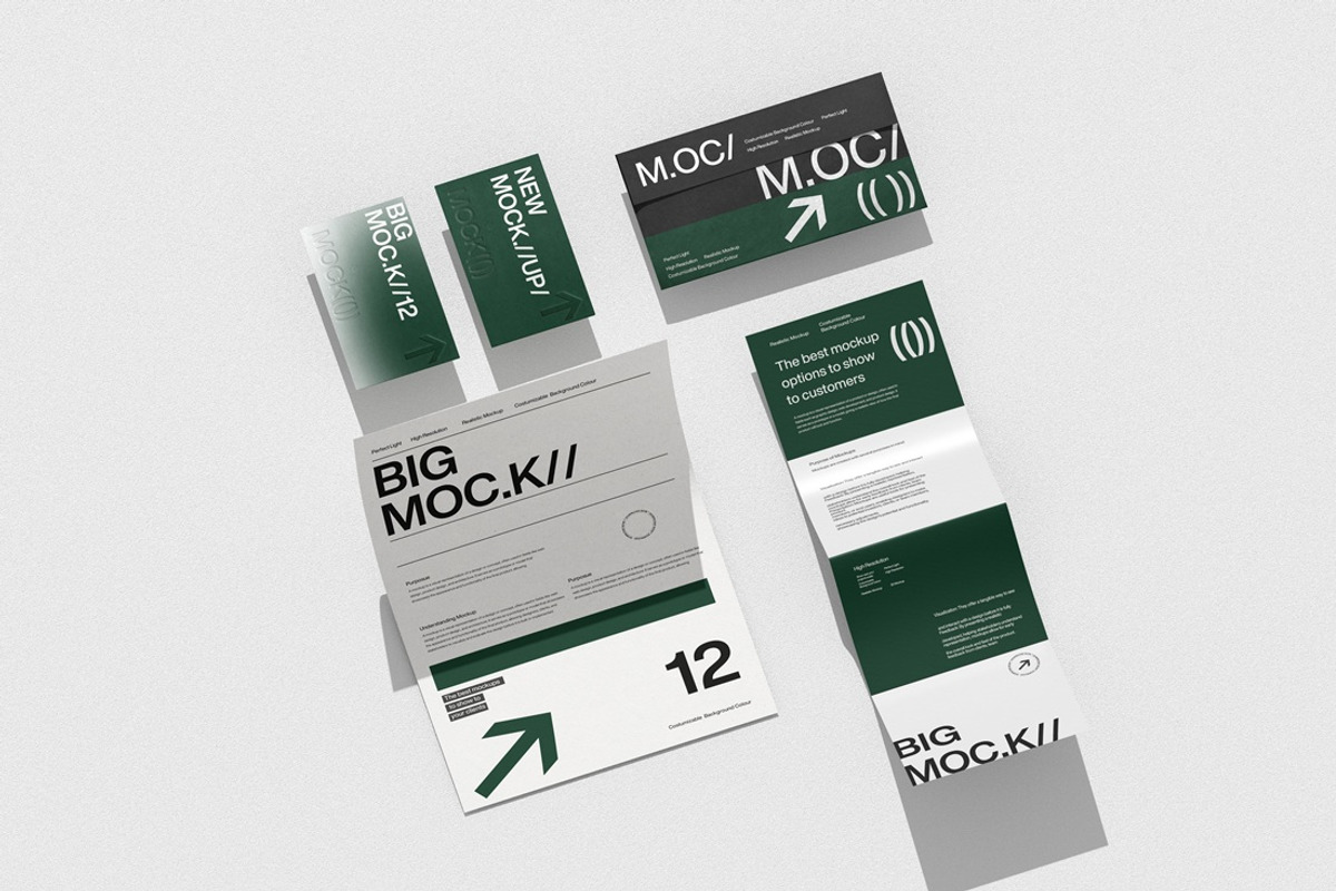 Modern Stationery Branding Mockup, an Advertising Mockup by East Gallery (Photo 14 of 15)