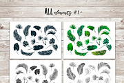 Tropical Life (vector + PSD,PNG), a Decorative Illustration by Gluiki (Thumbnail 7 of 10)