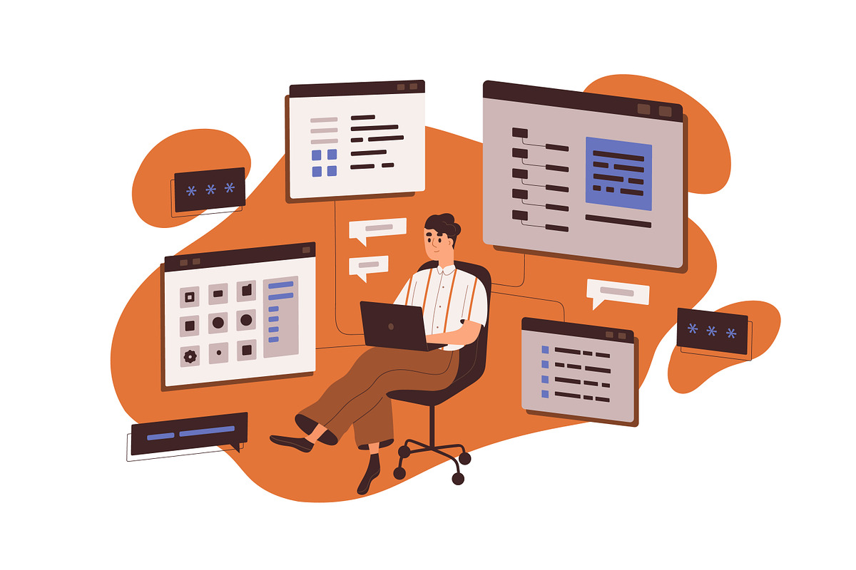 CMS, software architecture concept, a Work Illustration by Good Studio (Photo 3 of 7)