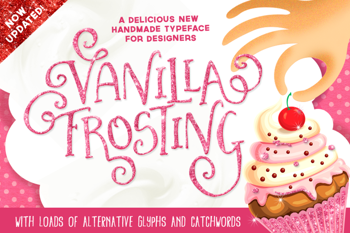 Vanilla Frosting Typeface