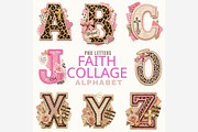 Faith Collage Alphabet PNG Bundle, a Decorative Illustration by Tanya Kart (Thumbnail 2 of 6)